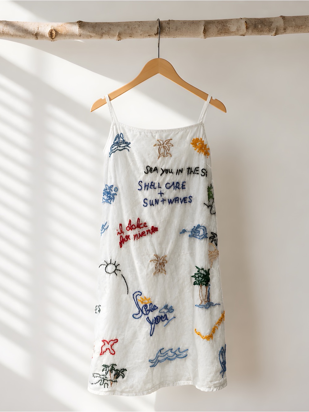 NWT! Celadine Beaded Midi Shift Dress Spaghetti-Straps Lined ~ XS - Picture 3 of 7